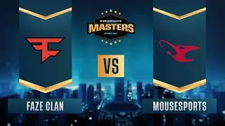 CS:GO - FaZe Clan vs. mousesports [Mirage] Map 1 - DreamHack Masters Spring 2021 - Group A
