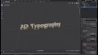 Beginners Blender 3D: Tutorial 9 - Working with 3D Text in Blender 2.82