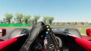 F1 flying lap POV, Korea International Circuit in the Virgin VR-01
