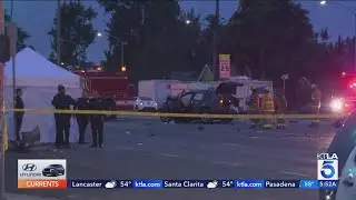 Motorist flees deadly multi-vehicle crash in Los Angeles neighborhood
