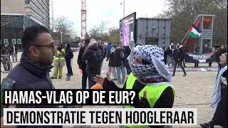 PRO-PALESTINE DEMO AGAINST PROFESSOR!