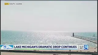 Dry spring contributes to Lake Michigan&rsquo;s fall