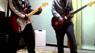 RADWIMPS　DUGOUT ギター　2人で弾いてみた。