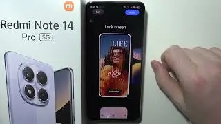 Redmi Note 14 Pro 5G - How to Change Lock Screen Clock