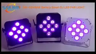 SAILWIN SW C6V9BW BATTERY LED PAR UPLIGHT
