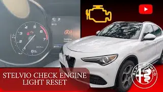 Как сбросить индикатор Check Engine на Alfa Romeo Stelvio 🔧пошаговая инструкция🔧