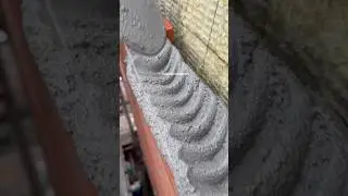 SPREADING Mortar #satisfyingvideos #bricklaying #brick