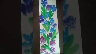 Bookmark watercolour #colorfulmixing #watercolorpainting#drawing #colourmixingtutorials#flowers #art