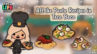 All the Pasta Recipe in Toca Boca | Toca Life World | Toca Anikka
