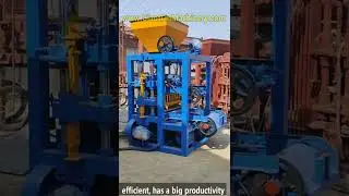 easy operation and durable concrete hollow block paving brick machine test run #machine #block