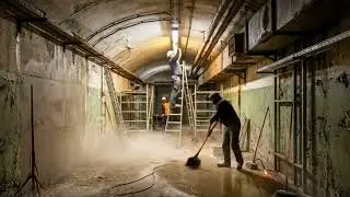 From Forgotten Bunker to Futuristic Hideout | Cinematic Transformation #ai #timelapse #luxury #asmr