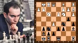 A counter piece sacrifice - Mikhail Shofman vs Mikhail Tal - Pirc defence