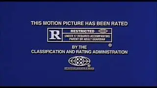 MPAA Rating Card (R, 1993)