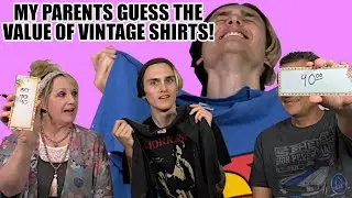 MY PARENTS GUESS THE VALUE OF VINTAGE SHIRTS ❓😂💸