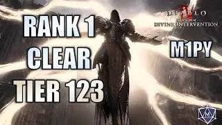 RANK 1 Pit Tier 123 Clear - Paladin Judgement Spear of the Heavens - Diablo 4 Season 11