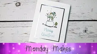 Snowman Season Card featuring Stampin' Up!&reg; Products #stampinup #sunnstampin