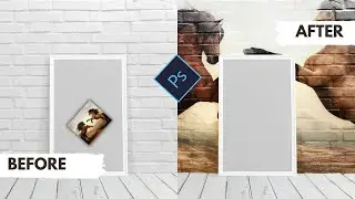 How to Print a Picture on a Wall Using Photoshop