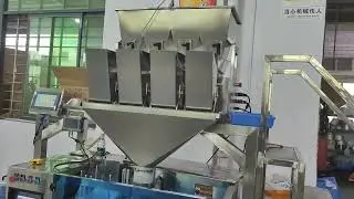 Bagging machine zipper + self-standing bag pouch bag packing machine