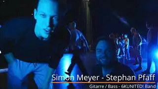 6K UNITED! - Unsere Live-Band: Simon Meyer (Gitarre) und Stephan Pfaff (Bass)