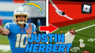 Justin Herbert Has UNREAL Throwing Power In Roblox Football! | Roblox Football Fusion
