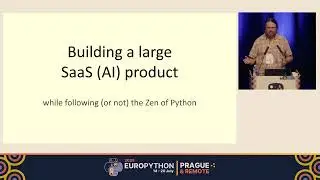 Keynote: Building a large SaaS AI product with Python: The tale of three ecosystems &mdash; Petr Baudis