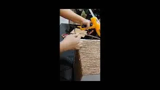 DIY plant pot cover- native style