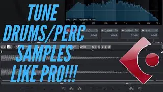 CUBASE PRO TUTORIAL: HOW TO TUNE DRUMS/PERCUSSION SAMPLES| BEAT MAKING TIPS