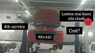 Alto k10 4th Service|Service cost?|Paid Service