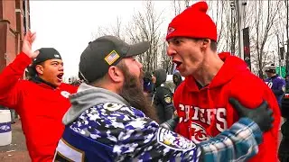 Chiefs Fan Trolls Ravens Fans!