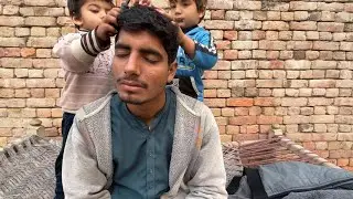 ASMR: My Kids Give Me a Relaxing Head Massage!