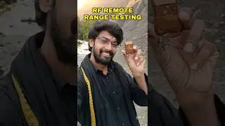 Range Testing of wireless remote control switch RF433M 12V 1 channel #shortsfeed #shortsvideo#short