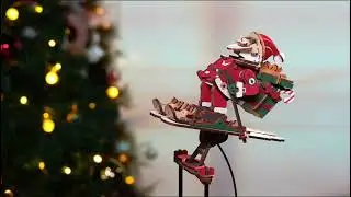 ROKR Santa on Skis & Santa on Sleigh Pendulum Balance Toy 3D Puzzle
