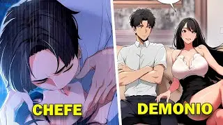🔥 Ele odiava sua CHEFE, mas AGORA ela quer o seu CORPO e ela é UM DEMONIO - Resumo MANHWA
