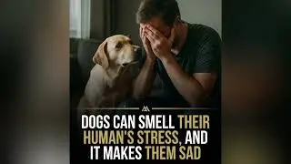 Dogs can smell stress.
