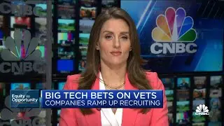 Companies are recruiting veterans sooner as competition grows