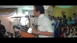 Thalapathy MK Stalin's speech in a marriage function