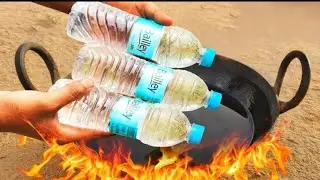 Hot oil vs water experiment ||Boiling water in hot oil Experiment ||Dushman Hacker