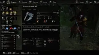 Lords of the Fallen Kinrangr Guardian Axe Ice Grand Axe Boss Weapon Move Set Demonstration (2023)