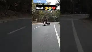 rs200 crash ho gaya 😭💔🥺#rs200 #reels #bajaj #bike #ktm