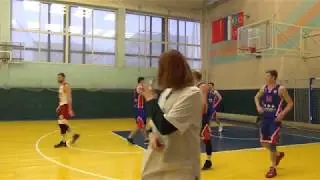 Глория (Балашиха) - Ястребы (Фрязино): 92-84, 12 тур МБСМО, полный матч