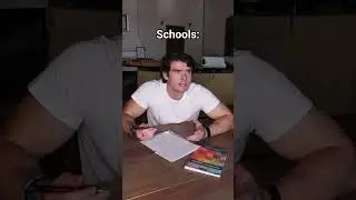 What School Expects VS The Real World.
