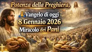 Potenza della Preghiera, 🙏 Vangelo di oggi 8 Gennaio 2026, Miracolo dei Pani