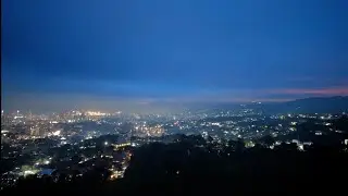 Calm Evening to Night Sky Cebu City Timelapse | Peaceful Philippines Cityscape for Meditation