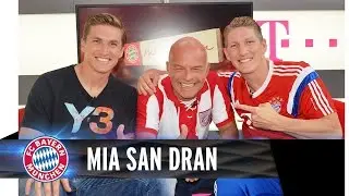 Basti und Tobias Schweinsteiger bei mia san dran
