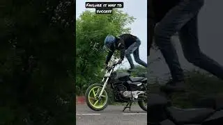 easy to learn stunt riding #stunt #grow #stoppie #wheelie #learning #bikestatus #bikelife #bikelover