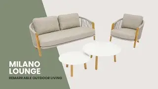 Milano Outdoor Teak and Rope Armchair | Premium Weather-Resistant Outdoor Furniture