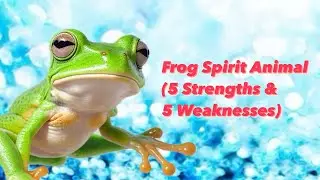 Frog Spirit Animal : 5 Strengths & 5 Weaknesses #frogspiritanimal