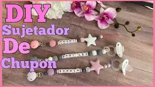 DIY// como hacer un sujetador de chupon personalizado