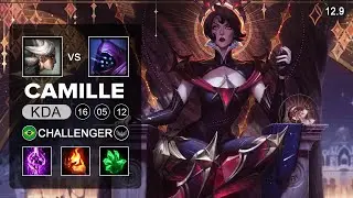Camille vs Jax Top - BR Challenger - Patch 12.9 Season 12