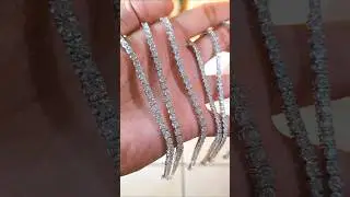 Moissanite Tennis Bracelets in 925 Sterling Silver #tennisbracelet #moissanitebracelet #moissanite